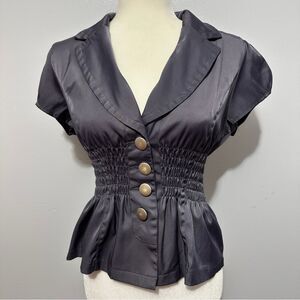 Office Siren Button Down Shirt  Size M